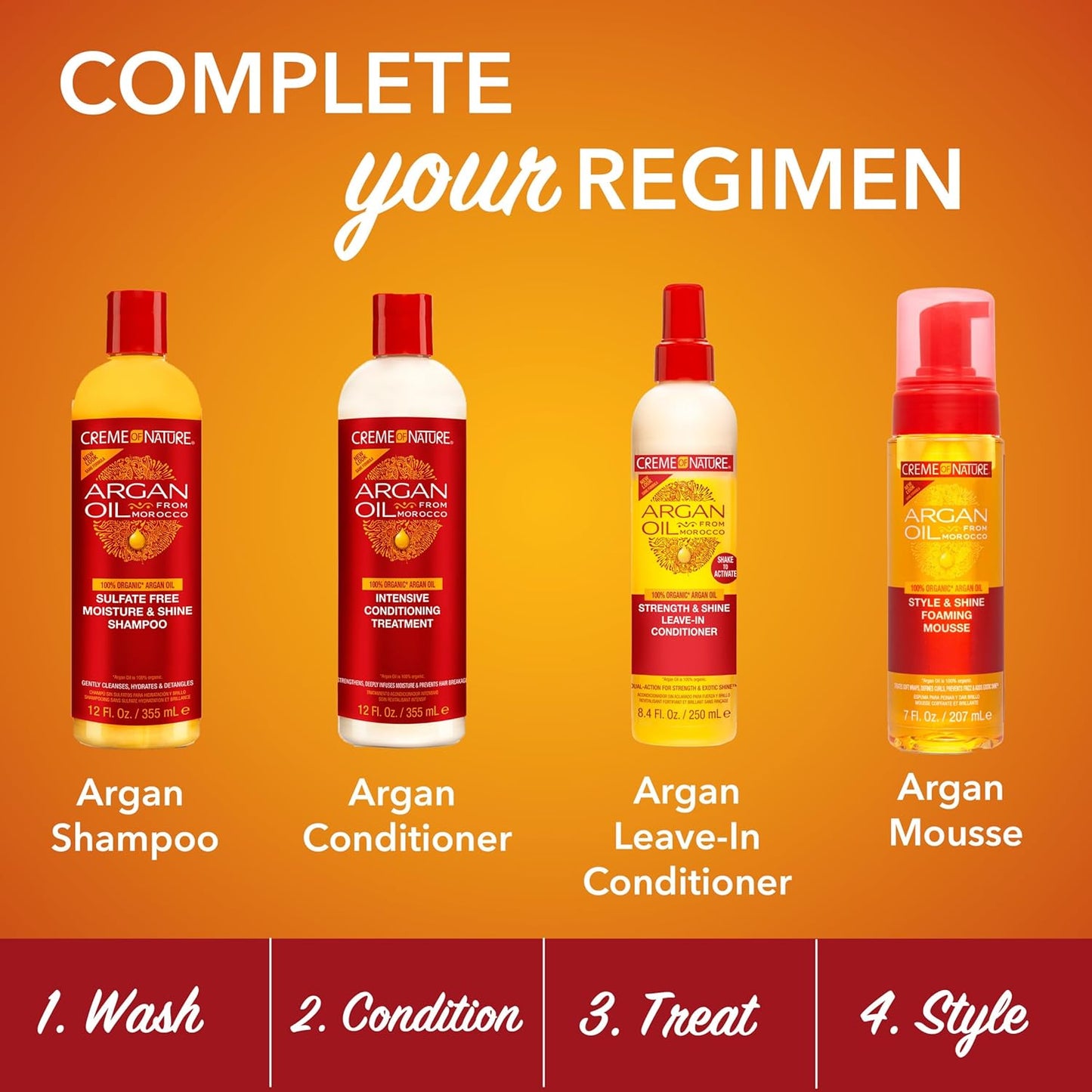 , Argan Oil anti Humidity Gloss & Shine Mist, Argan Oil of Morocco, Provides Heat Protection, 4 Fl Oz