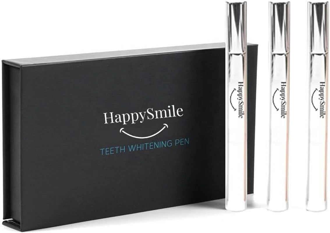 Premium Teeth Whitening Pen Set of 3 - Achieve a Brighter Smile, Easier than Teeth Whitening Strips or Crest Whitening Strips - Professional Results, Gentle on Sensitive Teeth